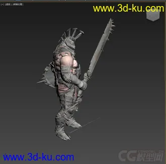 3D打印模型角斗士，战士，低模免费，带动画的图片