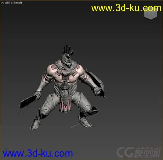 3D打印模型角斗士，战士，低模免费，带动画的图片