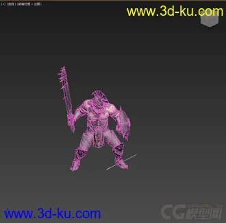 3D打印模型角斗士，战士，低模免费，带动画的图片