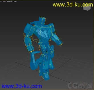 3D打印模型汽车人，低模免费，带绑定动画的图片