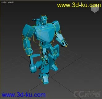 3D打印模型汽车人，低模免费，带绑定动画的图片