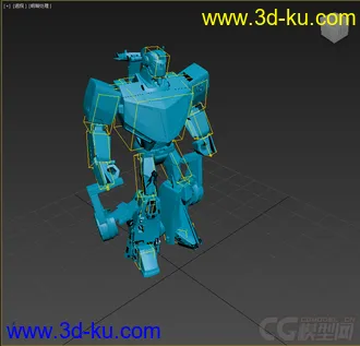 3D打印模型汽车人，低模免费，带绑定动画的图片