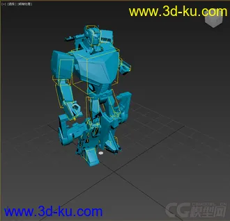 3D打印模型汽车人，低模免费，带绑定动画的图片