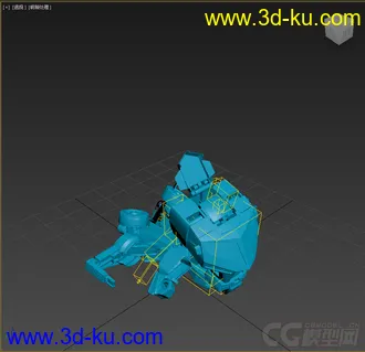 3D打印模型汽车人，低模免费，带绑定动画的图片