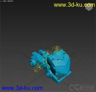 3D打印模型汽车人，低模免费，带绑定动画的图片