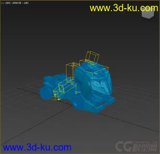 3D打印模型汽车人，低模免费，带绑定动画的图片