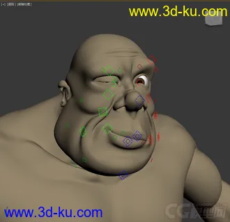 3D打印模型带绑定动画，男人的图片