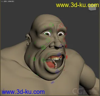 3D打印模型带绑定动画，男人的图片