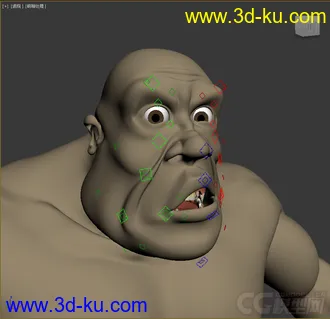 3D打印模型带绑定动画，男人的图片