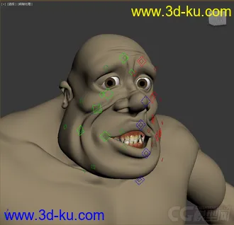 3D打印模型带绑定动画，男人的图片