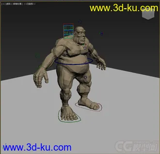 3D打印模型带绑定动画，男人的图片