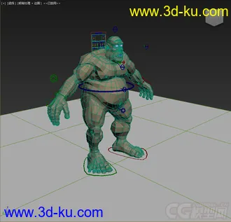 3D打印模型带绑定动画，男人的图片