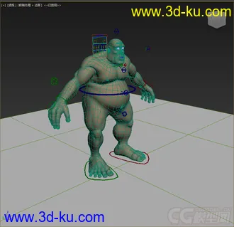 3D打印模型带绑定动画，男人的图片