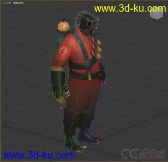 3D打印模型低模免费，带绑定，男人的图片