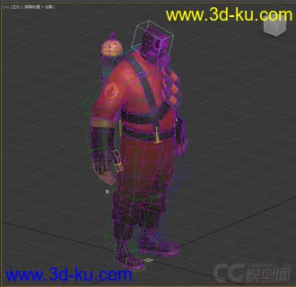 3D打印模型低模免费，带绑定，男人的图片