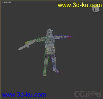 3D打印模型机甲，低模免费，带绑定的图片