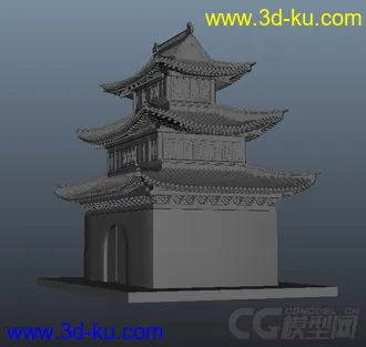 3D打印模型建筑的图片