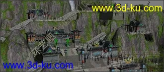 3D打印模型天龙八部-----五个大场景的图片