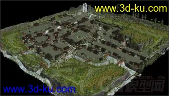 3D打印模型天龙八部-----五个大场景的图片
