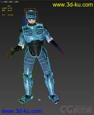 3D打印模型机甲类，带绑定动画，跳长绳的图片