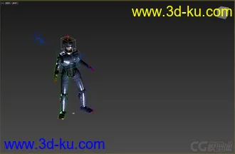 3D打印模型机甲类，带绑定动画，跳长绳的图片