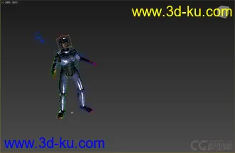 3D打印模型机甲类，带绑定动画，跳长绳的图片