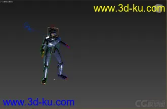 3D打印模型机甲类，带绑定动画，跳长绳的图片