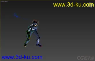 3D打印模型机甲类，带绑定动画，跳长绳的图片