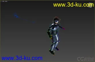 3D打印模型机甲类，带绑定动画，跳长绳的图片