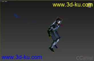 3D打印模型机甲类，带绑定动画，跳长绳的图片