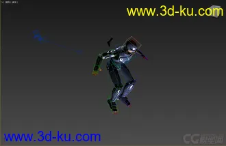 3D打印模型机甲类，带绑定动画，跳长绳的图片