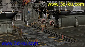 3D打印模型室内场景，有贴图，max2013的，希望对小伙伴们有帮助的图片