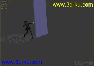 3D打印模型女战士，带绑定动画的图片