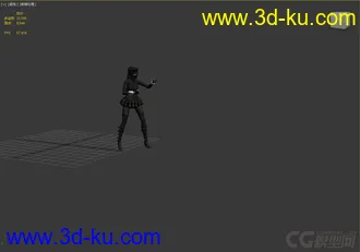 3D打印模型女战士，带绑定动画的图片