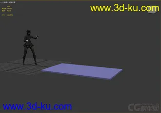 3D打印模型女战士，带绑定动画的图片