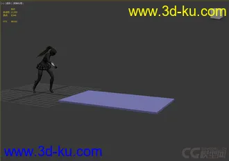 3D打印模型女战士，带绑定动画的图片