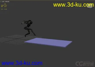 3D打印模型女战士，带绑定动画的图片
