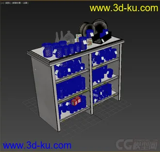 3D打印模型商店柜子的图片