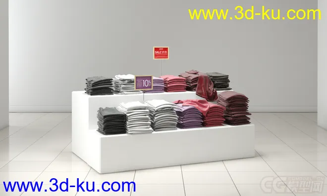 服装店货架模型的图片1