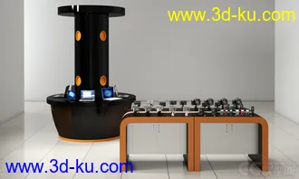 3D打印模型电子产品店展柜的图片