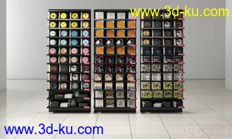 货架，高精模型的图片