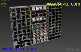货架，高精模型的图片