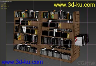 3D打印模型书架，超写实，高精的图片