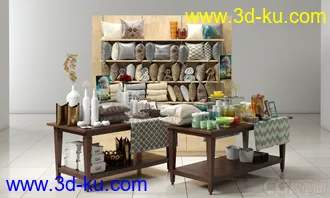 3D打印模型家居店货架，高精，逼真的图片