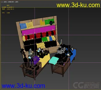 3D打印模型家居店货架，高精，逼真的图片