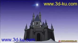 3D打印模型迪斯尼城堡的图片