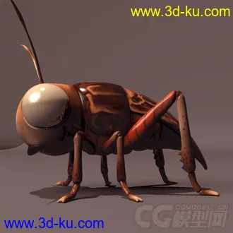 3D打印模型小昆虫，带绑定的图片