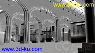 3D打印模型博物馆，白模的图片