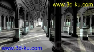 3D打印模型博物馆，白模的图片