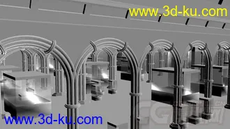 3D打印模型博物馆，白模的图片